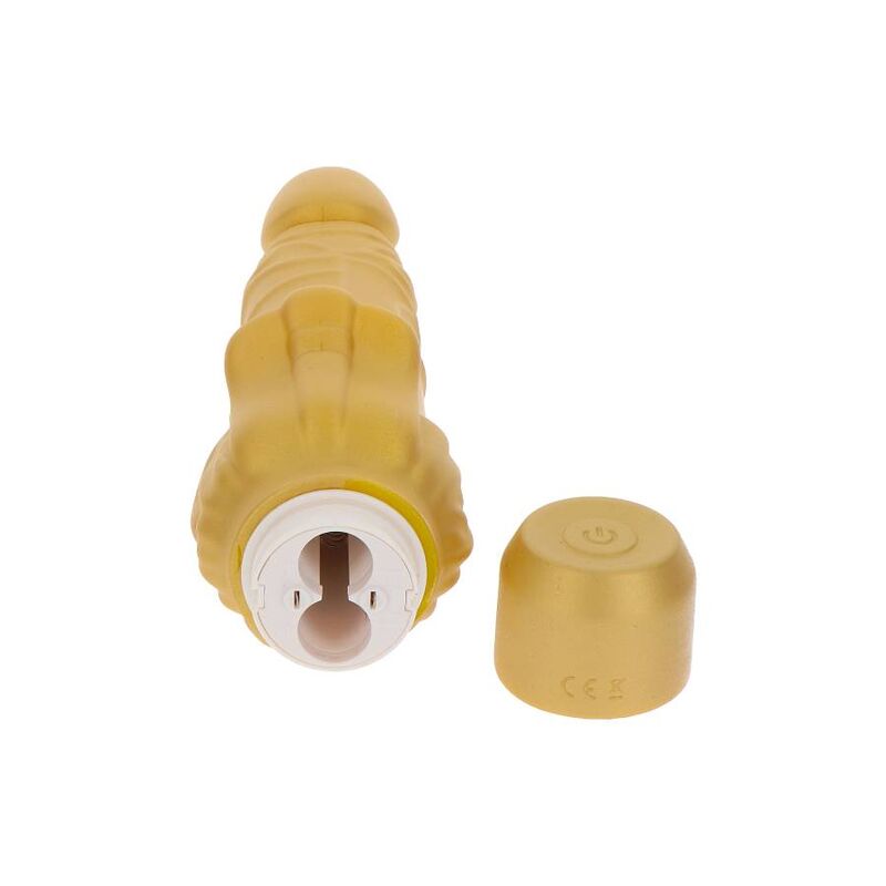 SII REALE - VIBRATORE DORATO GOLD DICKER STIM