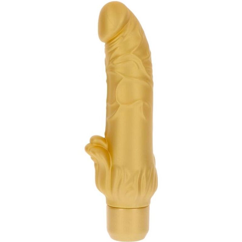 SII REALE - VIBRATORE DORATO GOLD DICKER STIM