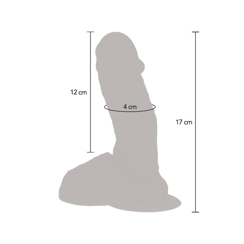 DIVENTA REALE - DILDO VIBRANTE IN SILICONE NATURALE