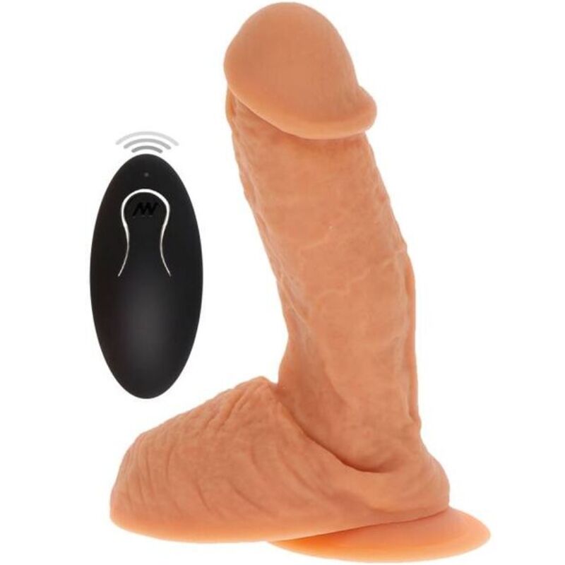 DIVENTA REALE - DILDO VIBRANTE IN SILICONE NATURALE