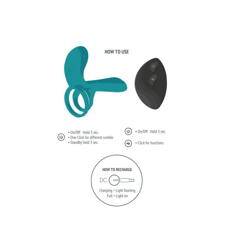 XOCOON - ANELLO VIBRANTE VERDE PER COPPIE