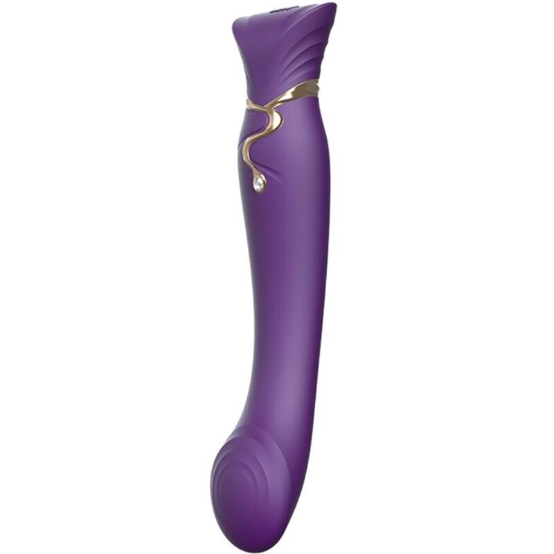 ZALO - VIBRATORE QUEEN G-SPOT PULS WAVE VIBE VIOLA