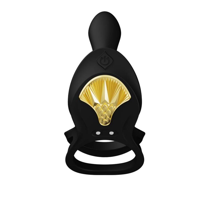 ZALO - BAYEK ANELLO VIBRANTE TELECOMANDO COPPIE NERO