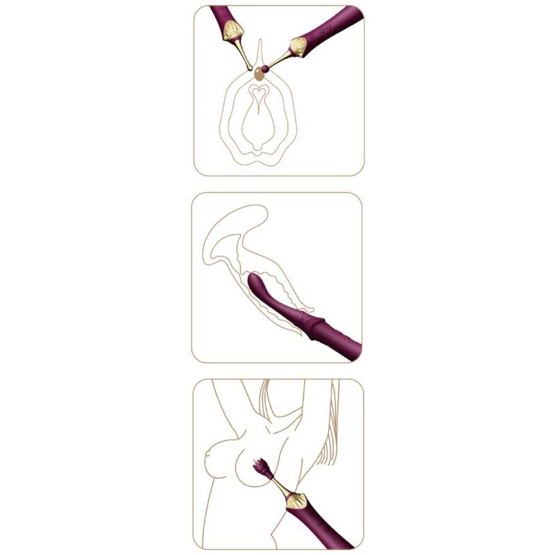 ZALO - BESS 2 MASSAGGIATORE PERSONALE VIOLA