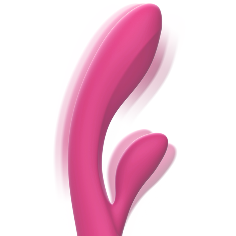 INTENSE - VIBRATORE LUIGI RABBIT IN SILICONE LIQUIDO ROSA