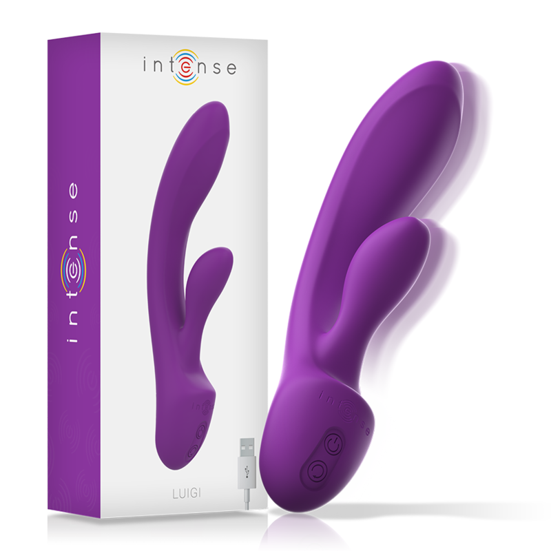 INTENSE - VIBRATORE RABBIT IN SILICONE LIQUIDO LUIGI VIOLA