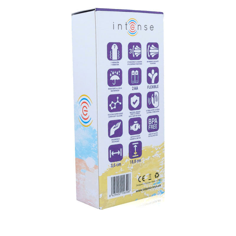 INTENSE - VIBRATORE OSCILLANTE IN SILICONE LILLA SUSY CONIGLIO