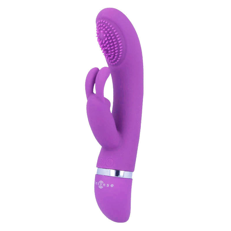 INTENSE - VIBRATORE OSCILLANTE IN SILICONE LILLA SUSY CONIGLIO