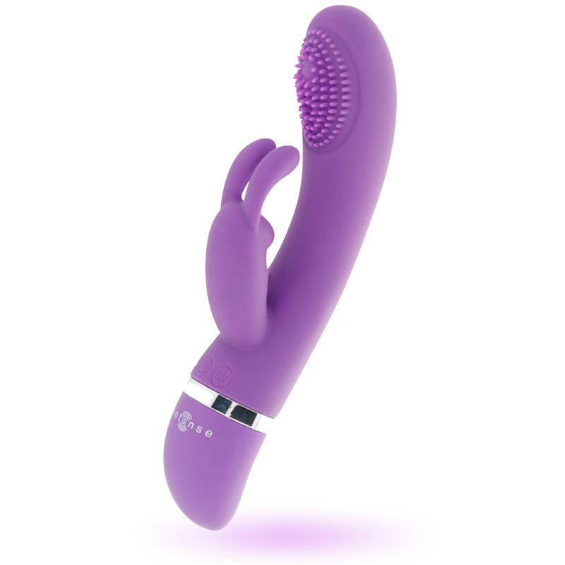 INTENSE - VIBRATORE OSCILLANTE IN SILICONE LILLA SUSY CONIGLIO