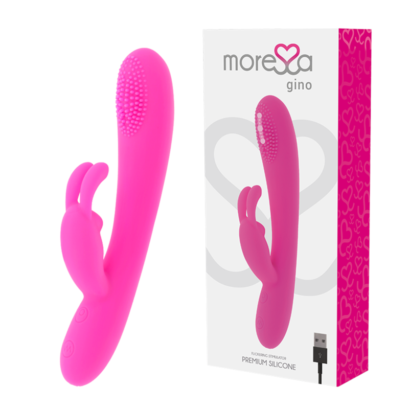 MORESSA - GINO SOLLETICO VAGINALE PREMIUM IN SILICONE RICARICABILE
