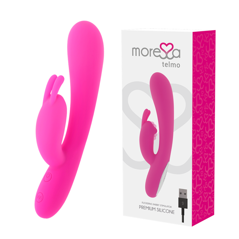 MORESSA - TELMO SOLLETICO CLITORIALE PREMIUM IN SILICONE RICARICABILE