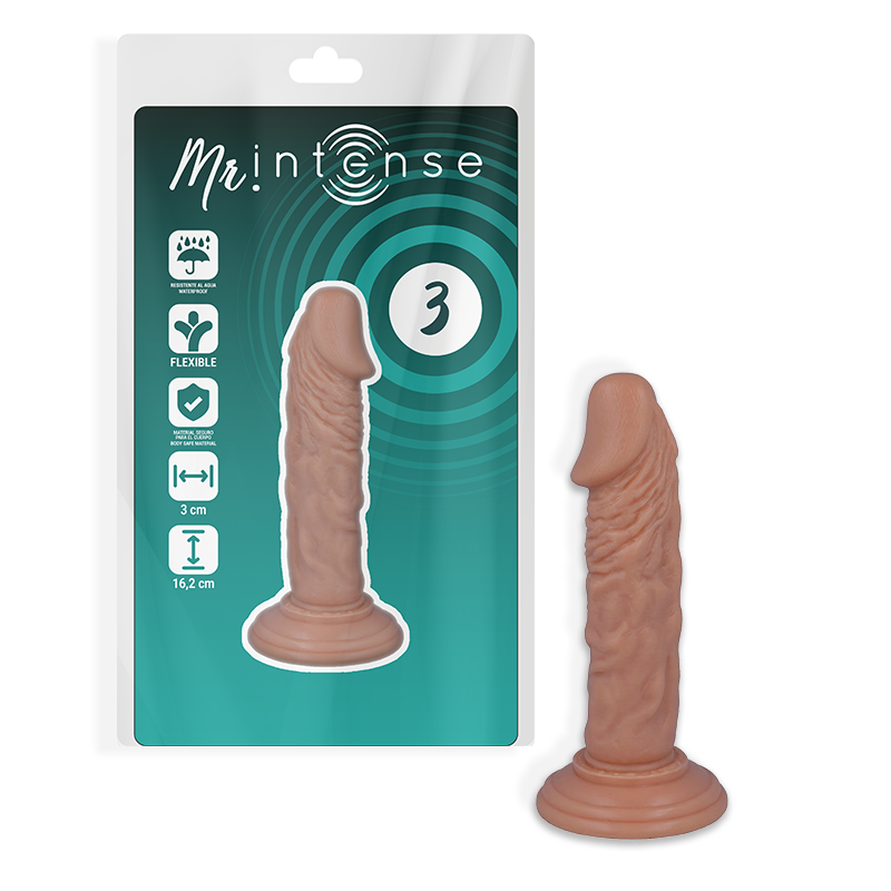 MR INTENSE - 3 PENI REALISTICI 16,2 CM -O- 3 CM