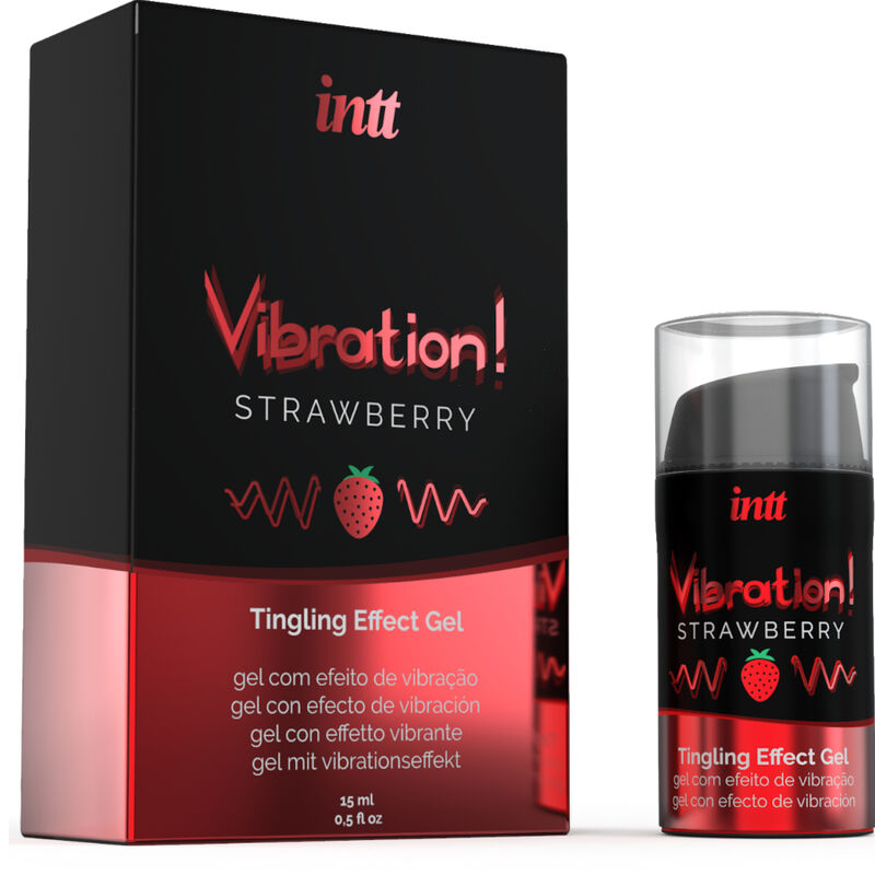 INTT - GEL VIBRANTE LIQUIDO STIMOLANTE INTIMO ALLA FRAGOLA 15 ML
