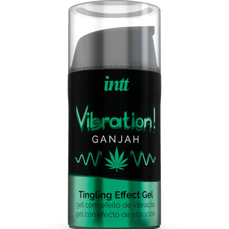 INTT - GEL LIQUIDO VIBRATORE LIQUIDO ALLA CANNABIS POTENTE STIMOLANTE INTIMO 15ML