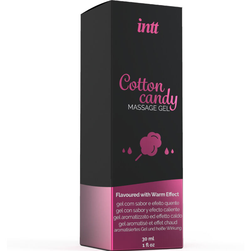 MASSAGGIO INTT E SESSO ORALE - Gel da massaggio al gusto di zucchero filato con effetto riscaldante