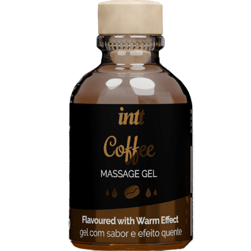 MASSAGGIO INTT E SESSO ORALE - GEL PER MASSAGGI AL GUSTO DI CAFFÈ CON EFFETTO RISCALDANTE