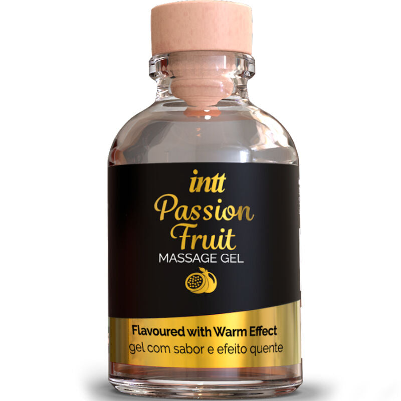 MASSAGGIO INTT E SESSO ORALE - GEL DA MASSAGGIO AL GUSTO DI FRUTTO DELLA PASSIONE CON EFFETTO RISCALDANTE