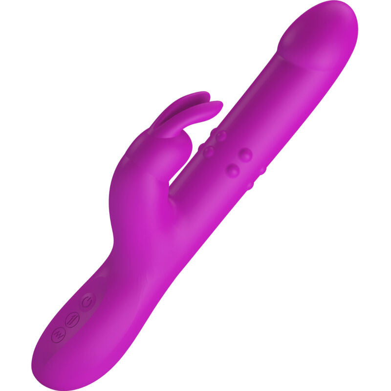 PRETTY LOVE - VIBRATORE REESE'S CON ROTAZIONE VIOLA