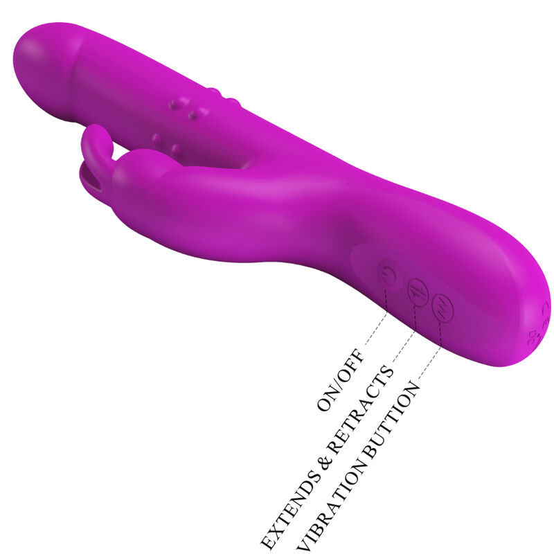 PRETTY LOVE - VIBRATORE REESE'S CON ROTAZIONE VIOLA