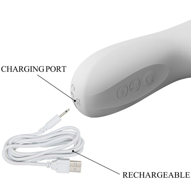 PRETTY LOVE - VIBRATORE ROTANTE SILVER DI REESE