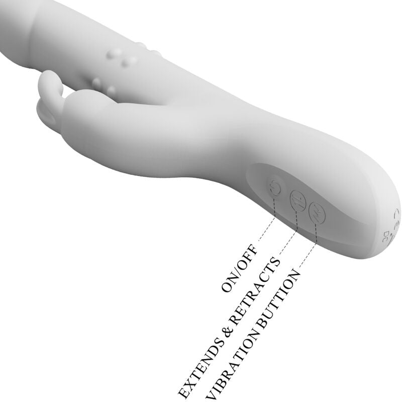 PRETTY LOVE - VIBRATORE ROTANTE SILVER DI REESE