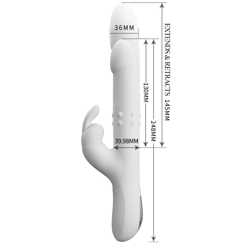 PRETTY LOVE - VIBRATORE ROTANTE SILVER DI REESE