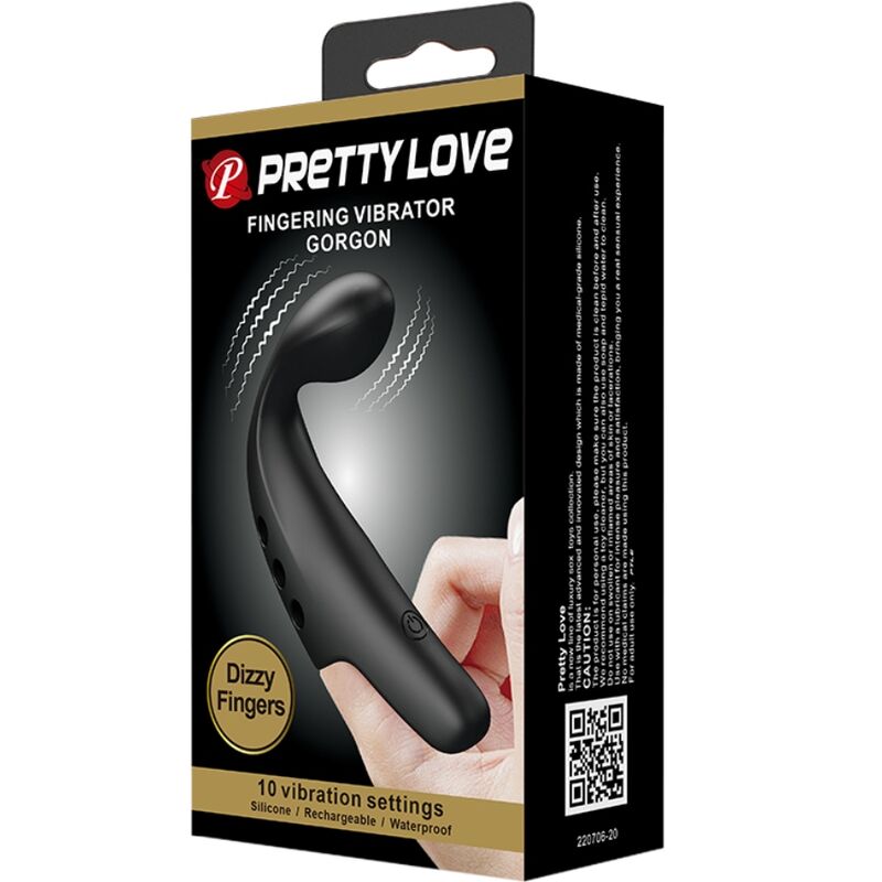 PRETTY LOVE - DITALE VIBRANTE NERO GORGON