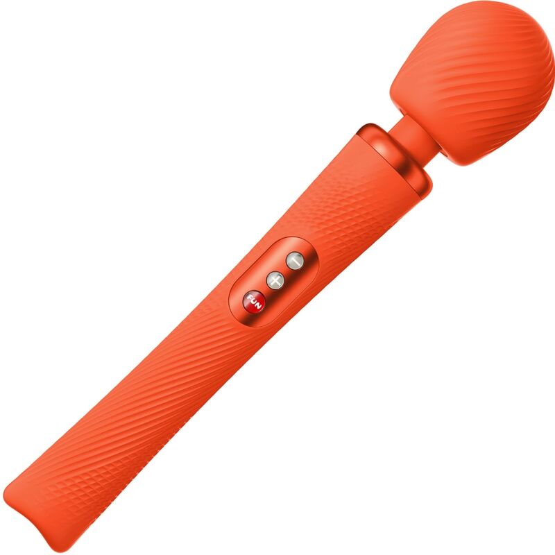 FUN FACTORY - VIM WAND RUMBLE VIBRATORE RICARICABILE IN SILICONE ARANCIONE