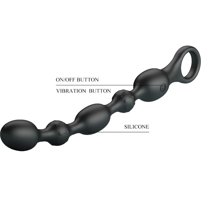 PRETTY LOVE - VAN ANAL BALLS 10 VIBRAZIONI RICARICABILE IN SILICONE