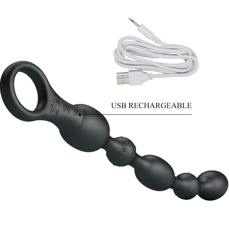 PRETTY LOVE - VAN ANAL BALLS 10 VIBRAZIONI RICARICABILE IN SILICONE
