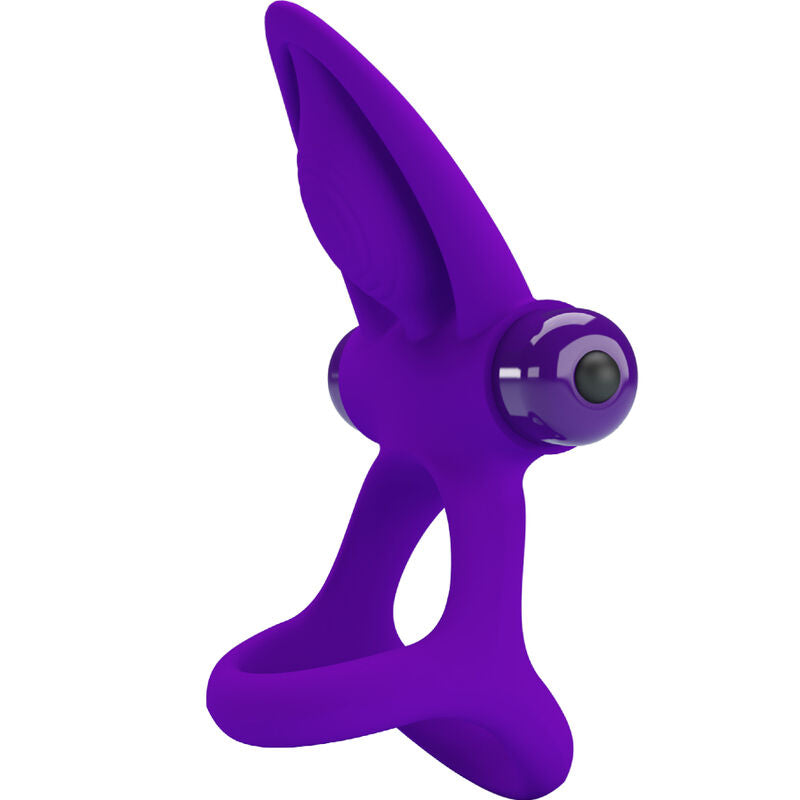 PRETTY LOVE - ANELLO VIBRANTE 10 VIBRAZIONI SILICONE VIOLA