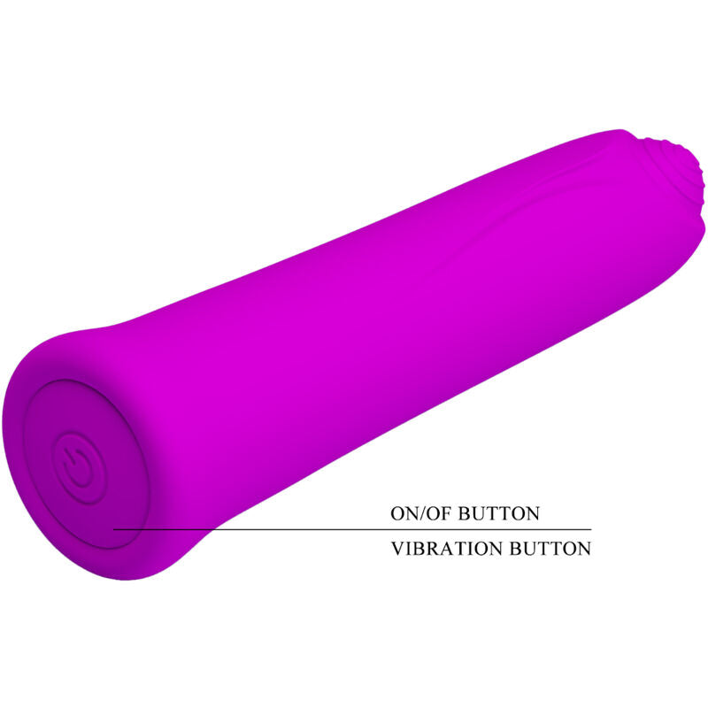 PRETTY LOVE - CURTIS MINI SUPER POWER VIBRATOR 12 VIBRAZIONI VIOLET SILICONE