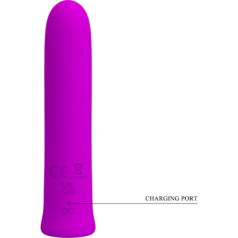 PRETTY LOVE - CURTIS MINI SUPER POWER VIBRATOR 12 VIBRAZIONI VIOLET SILICONE