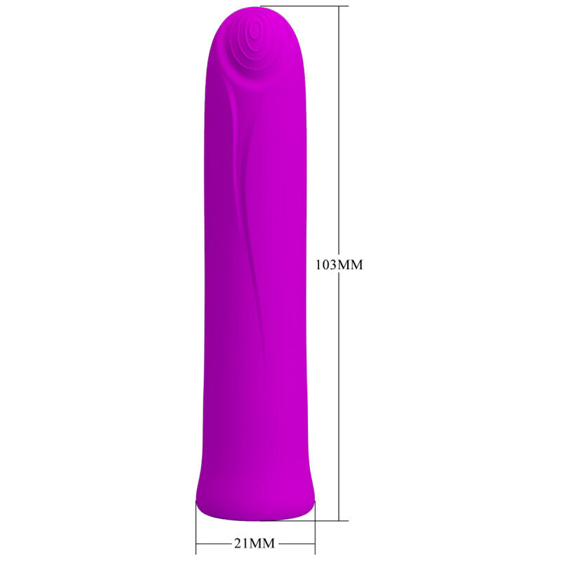 PRETTY LOVE - CURTIS MINI SUPER POWER VIBRATOR 12 VIBRAZIONI VIOLET SILICONE