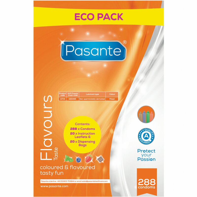 PASANTE - CONFEZIONE DI PRESERVATIVI ECO AROMI BUSTINA 288 UNITÀ