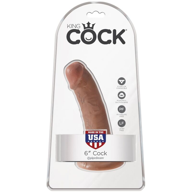 KING COCK - PENE REALISTICO 15 CM CANDY