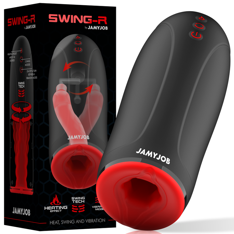 JAMYJOB - SWING-R MASTURBATORE CON CALORE, OSCILLAZIONE E VIBRAZIONE