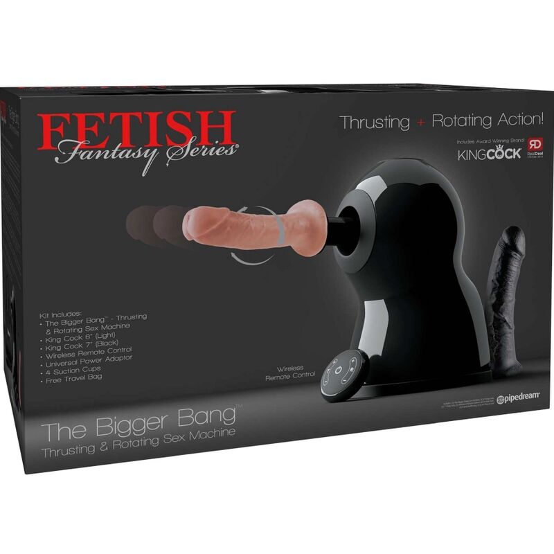 SERIE FETISH FANTASY - MACCHINA DEL SESSO CON ROTAZIONE E SPINTA PIÙ GRANDI