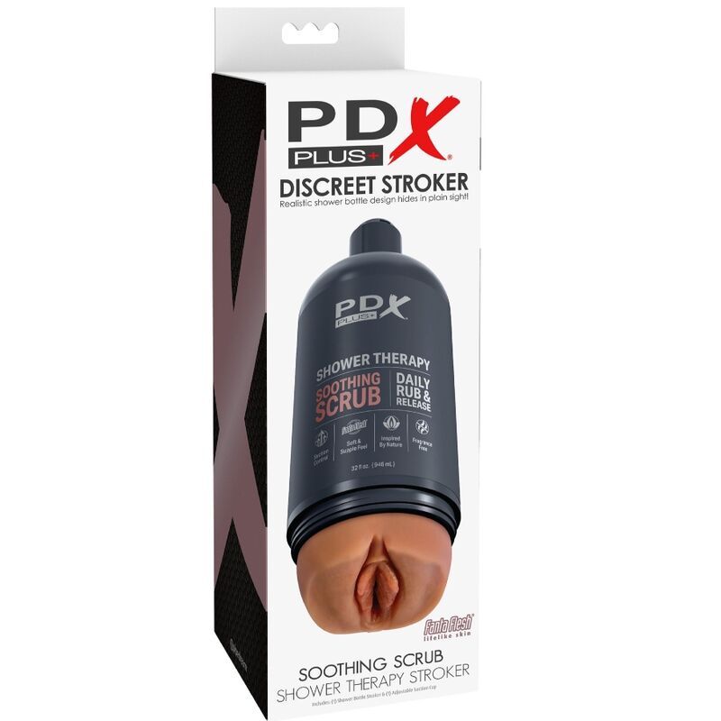 PDX PLUS - STROKER MASTURBATOR DISCREET CANDY SHAMPOO LENITIVO DESIGN BOTTIGLIA