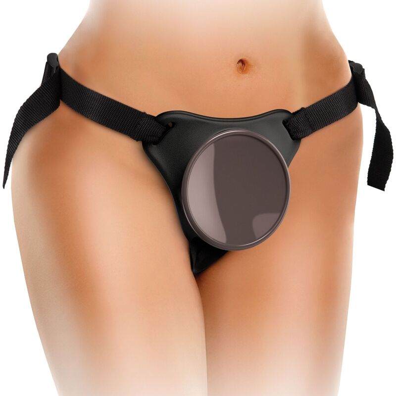 KING COCK - ELITE KIT DELUXE IMBRACATURA REGOLABILE CON TESTICOLI E DILDO 20,3 CM