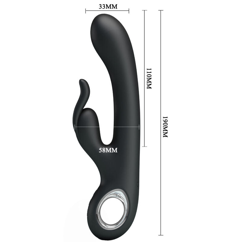PRETTY LOVE - VIBRATORE CARINA STIMOLATORE CLITORIDE E PUNTO G