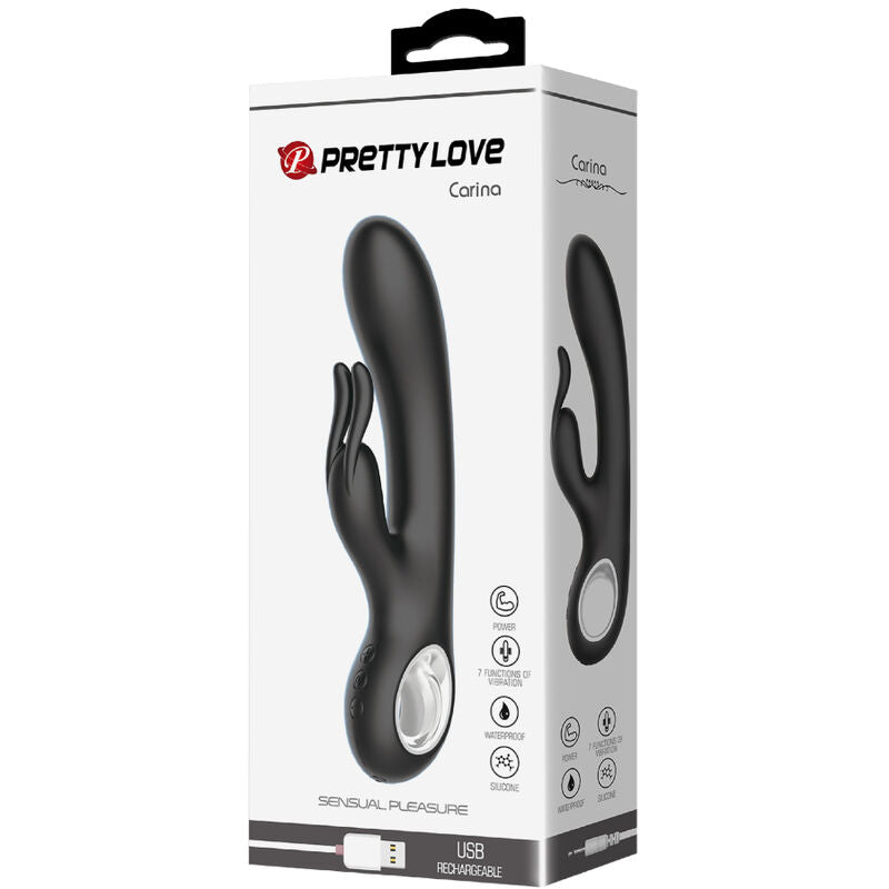 PRETTY LOVE - VIBRATORE CARINA STIMOLATORE CLITORIDE E PUNTO G