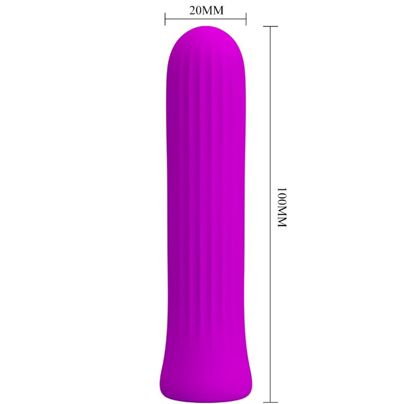 PRETTY LOVE - VIBRATORE STIMOLANTE ROSA BLANCHE