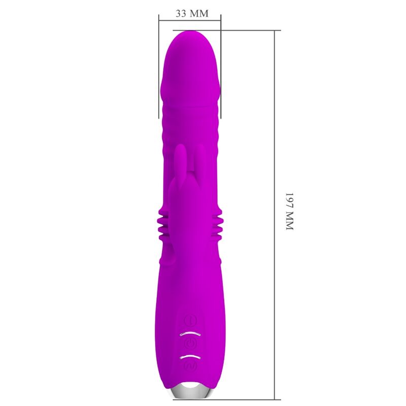 PRETTY LOVE - VIBRATORE CONIGLIO VIOLA RICARICABILE DOROTHY