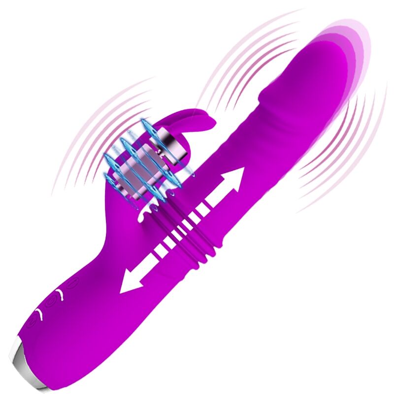 PRETTY LOVE - VIBRATORE CONIGLIO VIOLA RICARICABILE DOROTHY