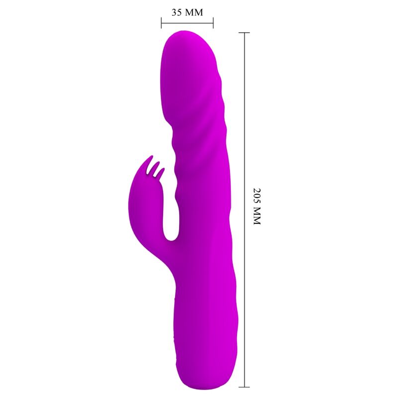 PRETTY LOVE - VIBRATORE CONIGLIO VIOLA RICARICABILE MELANIE