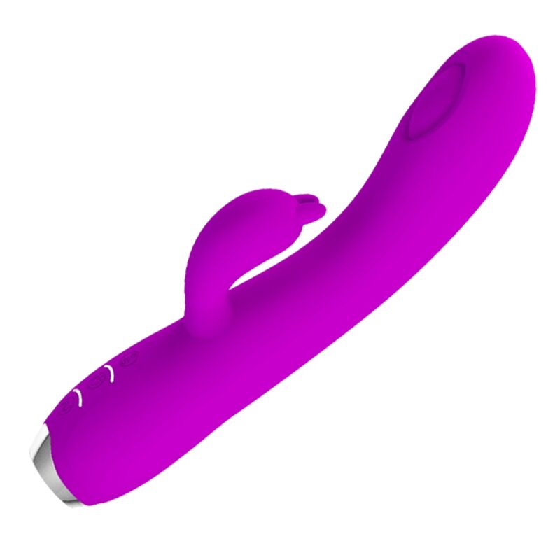 PRETTY LOVE - REGINA VIBRATORE RICARICABILE-GEL ASPIRANTE VIOLA