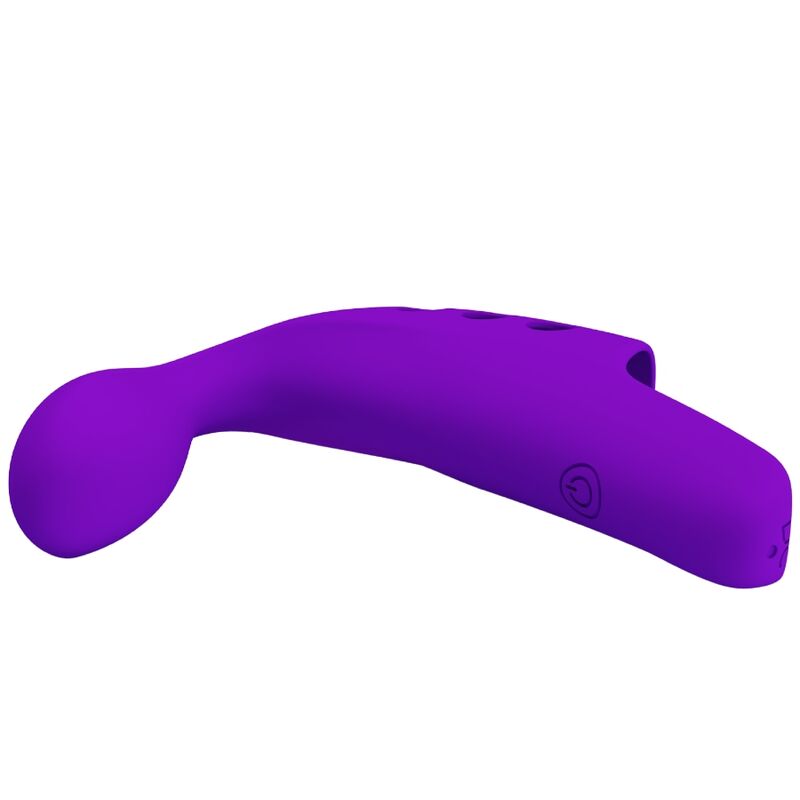PRETTY LOVE - VIBRATORE RICARICABILE DA DITO VIOLA GORGON