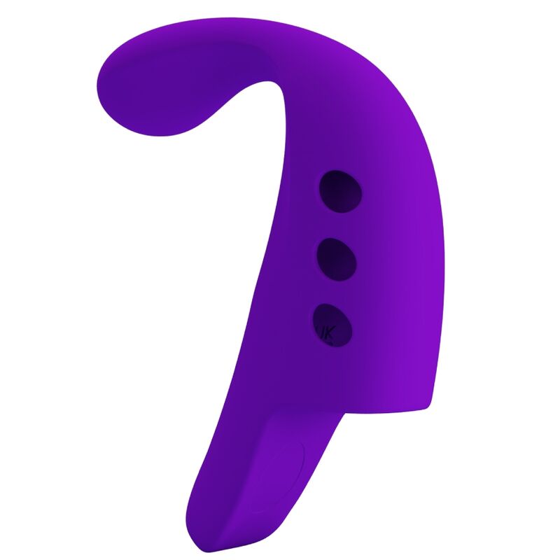 PRETTY LOVE - VIBRATORE RICARICABILE DA DITO VIOLA GORGON