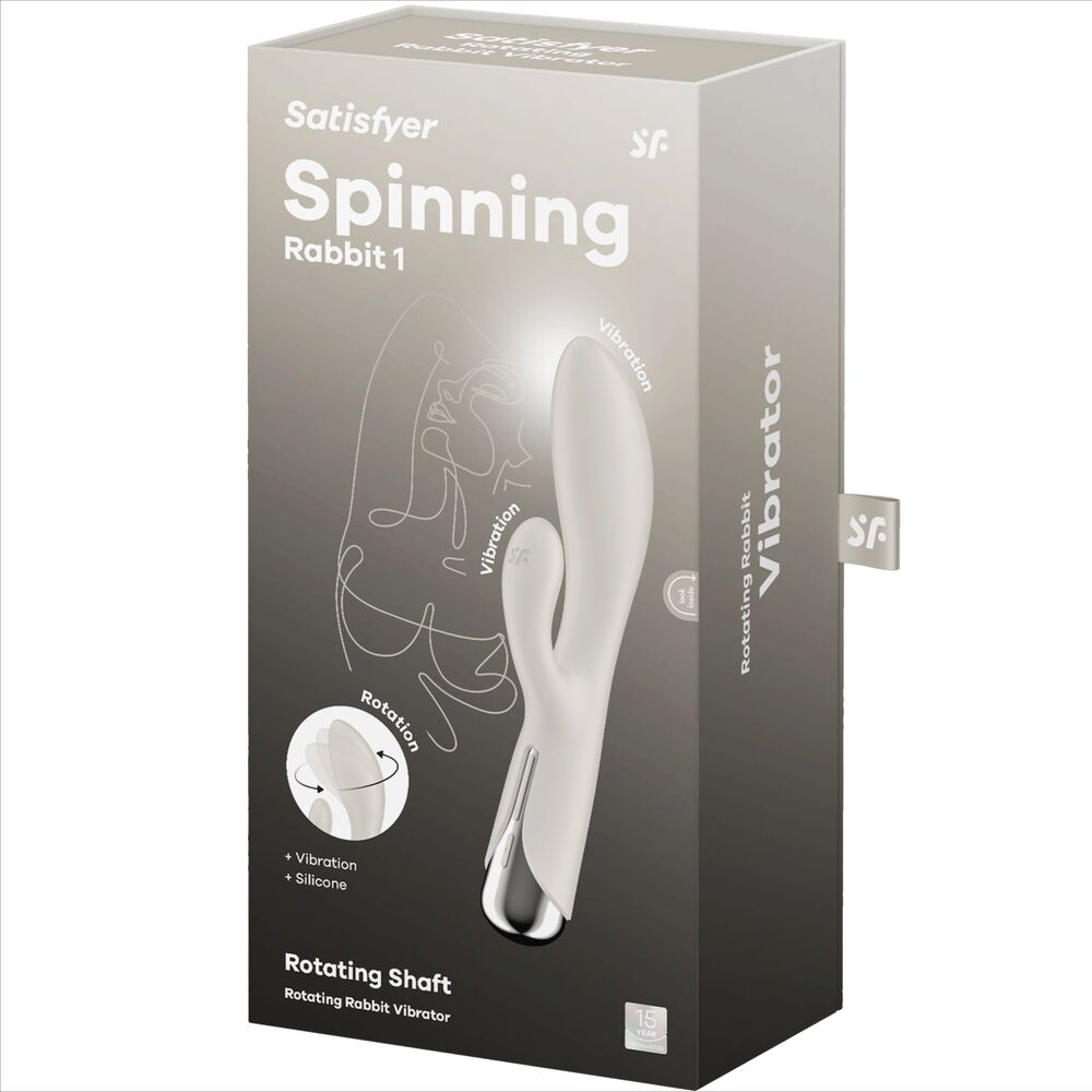 SATISFYER - SPINNING RABBIT 1 ESTIMULACION CLITORIS Y PUNTO G AZUL
